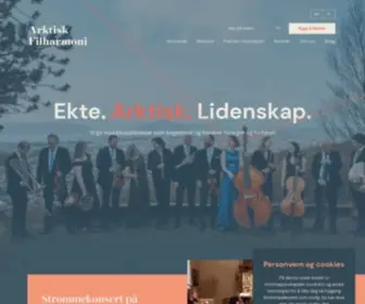 Arktiskfilharmoni.no(Arktisk Filharmoni) Screenshot