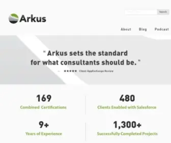 Arkusinc.com(Arkus, Inc) Screenshot