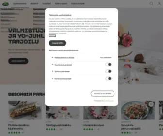 Arlaingman.fi(Reseptit, vinkit ja ruokatrendit) Screenshot