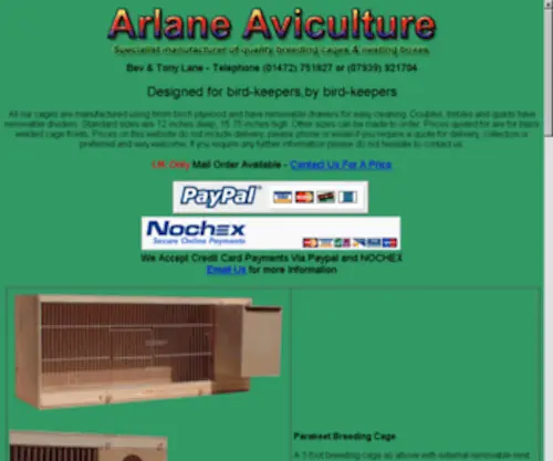 Arlaneaviculture.co.uk(Arlaneaviculture) Screenshot