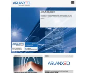 Arlanxeo.com(Arlanxeo) Screenshot