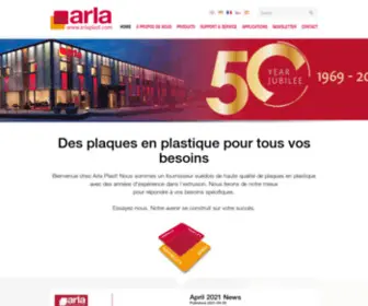 Arlaplast.fr(DES PLAQUES EN PLASTIQUE pour tous vos besoins) Screenshot
