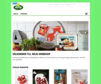 Arlawebbshop.se(Beställ hem fina prylar med Sveriges mest populära (och röda)) Screenshot