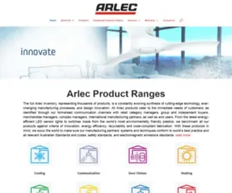 Arlec.com.au(High Quality Consumer Based Electronic Products) Screenshot