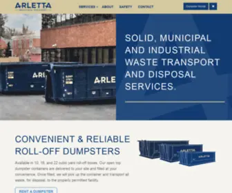 Arletta.com(Arletta Resource Recovery) Screenshot