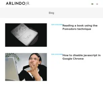 Arlindojr.com.br(Amamos criar e falar sobre sites) Screenshot