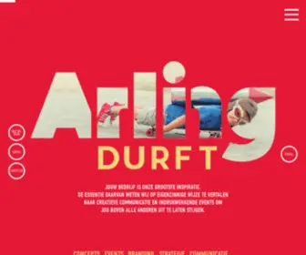 Arling.nl(Creatief Communicatiebureau in Delft) Screenshot