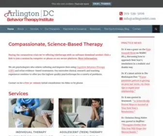 Arlingtonbehaviortherapy.com(Arlington/DC Behavior Therapy Institute) Screenshot