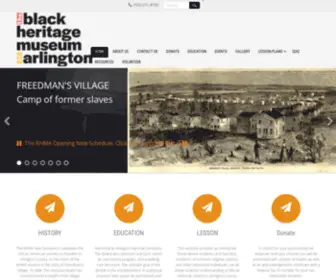 Arlingtonblackheritage.org(Black Heritage Museum Arlington VA) Screenshot