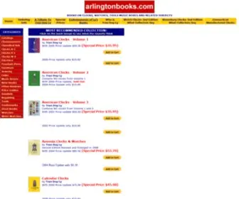 Arlingtonbooks.com(Antique Clocks) Screenshot