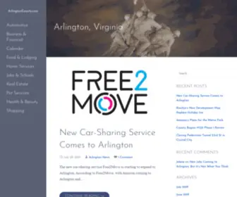 Arlingtoncountywebsite.com(Arlington County Shopping Virginia Shopping VA Website) Screenshot