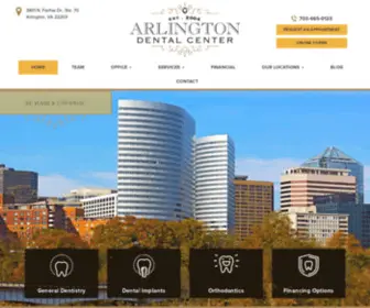 Arlingtondentalcenter.com(Arlington Dental Center) Screenshot