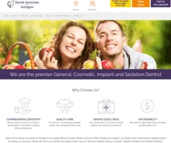 Arlingtondentalma.com(Arlington Dentist) Screenshot