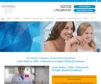 Arlingtondentistva.com(Dentist in Arlington) Screenshot