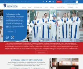 Arlingtondiocese.org(Catholic Diocese of Arlington) Screenshot
