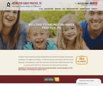 Arlingtonfp.com(Family Doctor in Arlington) Screenshot