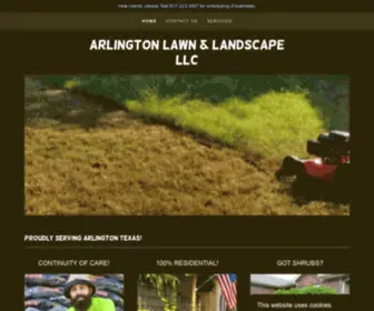 Arlingtonlawnandlandscape.com(Arlington Lawn & Landscape LLC) Screenshot