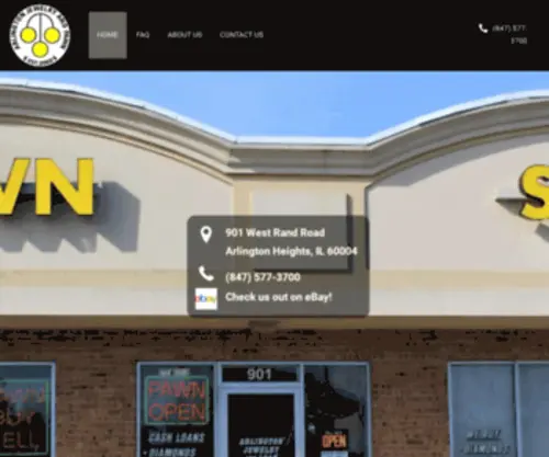 Arlingtonloan.com(Arlington Heights' First Pawn Shop) Screenshot