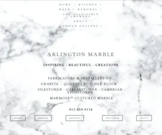 Arlingtonmarble.com(Arlington Marble) Screenshot