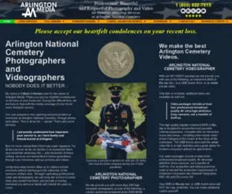 Arlington.media(Arlington Cemetery photography and videography from Arlington Media. Our sole purpose) Screenshot