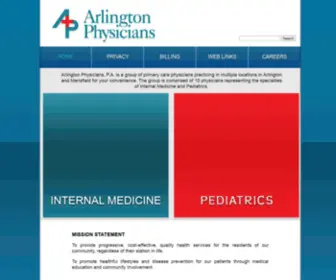 Arlingtonphysicians.com(Arlington Physicians) Screenshot