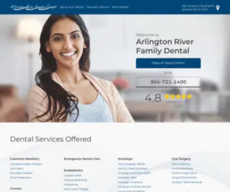 Arlingtonriverfamilydental.com(Arlington River Family Dental) Screenshot