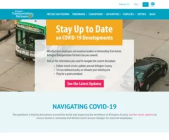 Arlingtontransportationpartners.com(TDM Planning & Resources) Screenshot