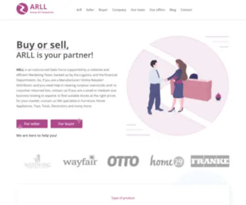 ARLL.co.uk(ARLL Group of Companies) Screenshot