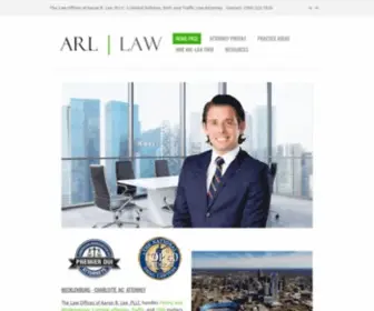 Arllawfirm.com(Aaron Lee) Screenshot