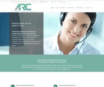 ARLLC.com(ARC Call Performance Solutions) Screenshot