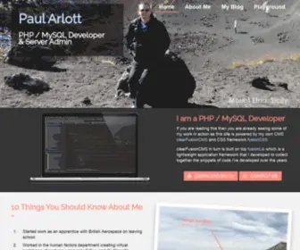 Arlott.me(Paul Arlott) Screenshot