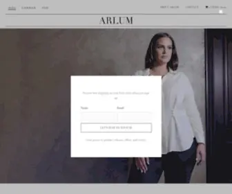 Arlumstudio.com(Arlum) Screenshot