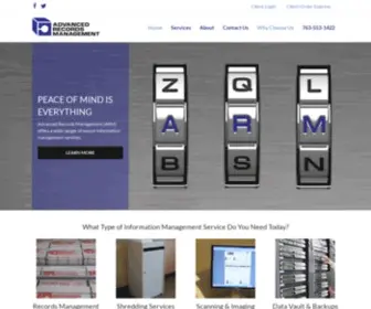 ARM-MN.com(Advanced Records Management) Screenshot
