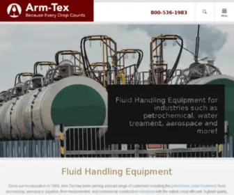 ARM-Tex.com(Fluid Handling Equipment) Screenshot