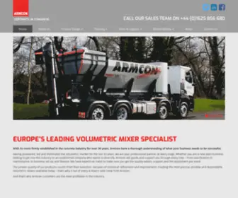 Armcon-Online.com(Providing Moulds for Precast Concrete Industry) Screenshot