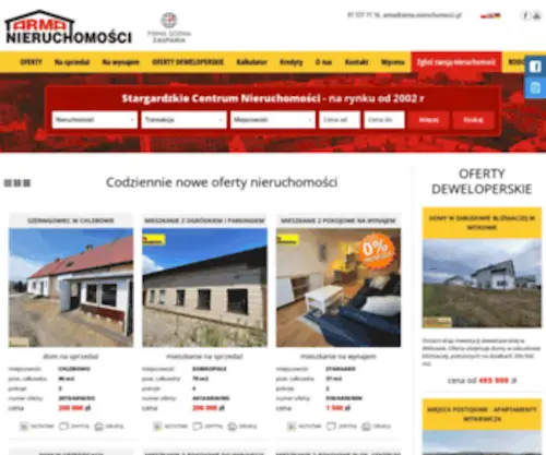 Arma.nieruchomosci.pl(Arma) Screenshot