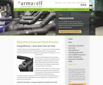 Armacell.us(Armacell makes armaflex®) Screenshot