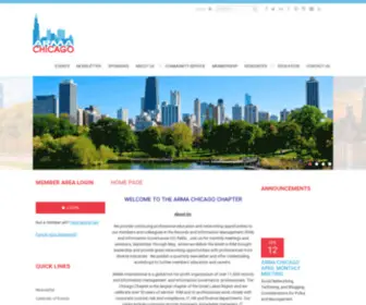Armachicago.org(ARMA Chicago Chapter) Screenshot