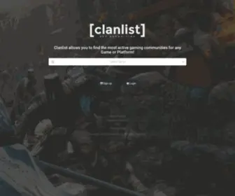 Armaclans.com(Gateway Page) Screenshot