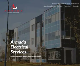 Armadaelectrical.com(Armada Electrical Services Ltd) Screenshot