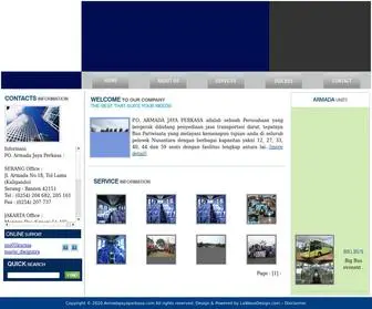 Armadajayaperkasa.com(Selamat Datang di Armada Jaya Perkasa) Screenshot