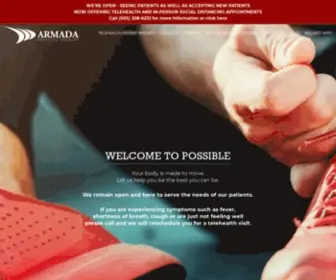 Armadatherapy.com(Armada Therapy) Screenshot