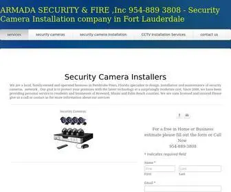 Armada.us.com(ARMADA SECURITY & FIRE) Screenshot