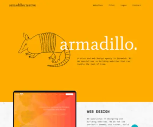 Armadillocreative.ca(Squamish Web Design) Screenshot