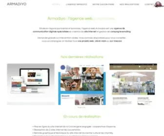 Armadiyo.com(Agence web) Screenshot