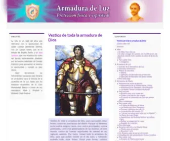 Armaduradeluz.com(Armadura de Luz) Screenshot