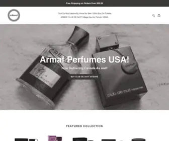 Armaf.co(Buy Armaf Perfumes in United States) Screenshot