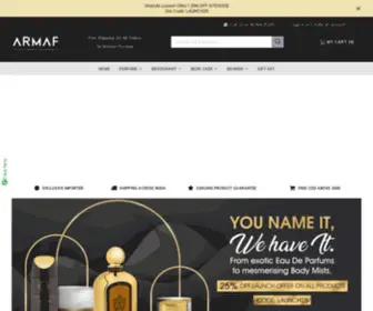 Armafperfume.com(Armaf India) Screenshot