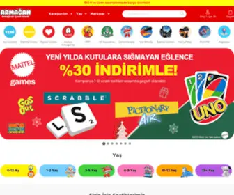 Armaganoyuncak.com.tr(Armağan Oyuncak) Screenshot