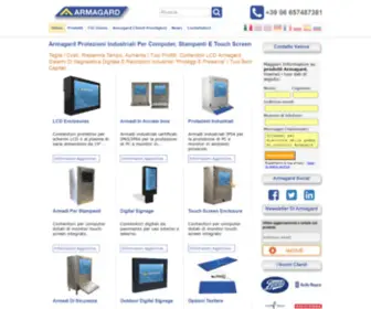 Armagard.it(Armagard protezioni industriali per computer) Screenshot